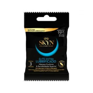 PRESERVATIVO SKYN ELITE EXTRA LUBRIFICADO C/3 BLOWTEX