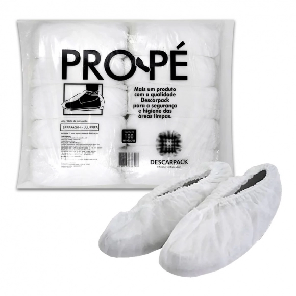 PROPÉ SIMPLES C/100 BRANCO DESCARPACK