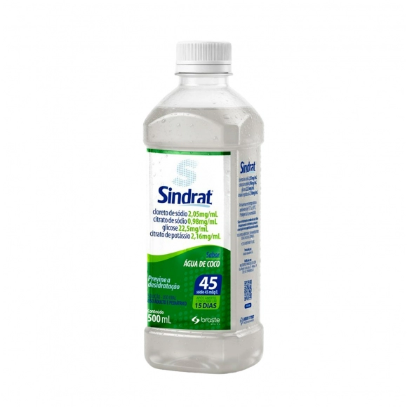 SINDRAT REIDRATANTE ÁGUA DE COCO 500ML BRASTERAPICA