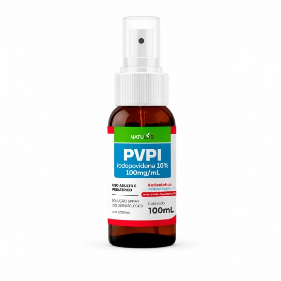 SOLUÇÃO PVPI 100ML SPRAY NATULAB