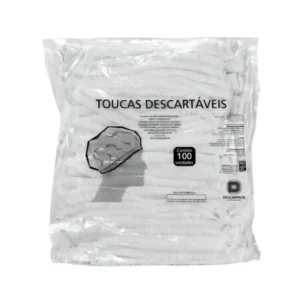 TOUCA BRANCA PACOTE C/100 DESCARPACK