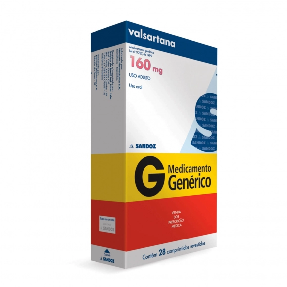VALSARTANA + ANLODIPINO 160MG 28COM SANDOZ
