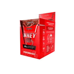 WHEY 100% CHOCOLATE DISPLAY C/10 SACHES DE 30G INTEGRALMEDICA