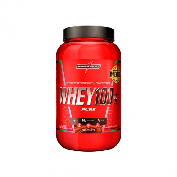 WHEY 100% PURE CHOCOLATE 900G POTE INTEGRALMEDICA