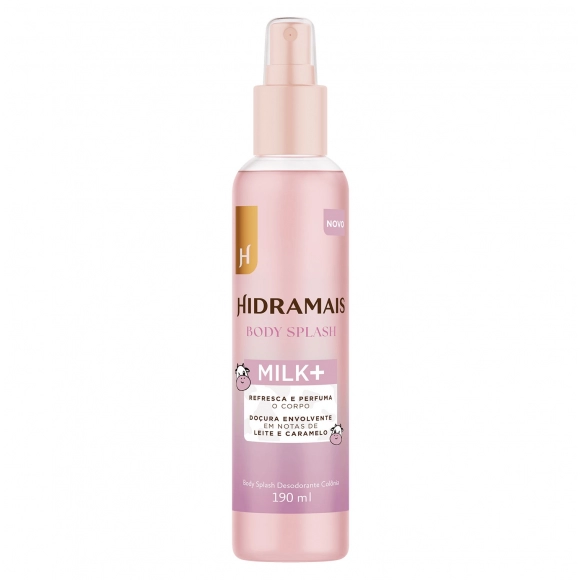 BODY SPLASH MILK+ 190ML HIDRAMAIS