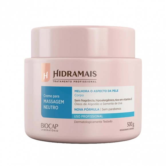 CREME DE MASSAGEM NEUTRO 500G HIDRAMAIS