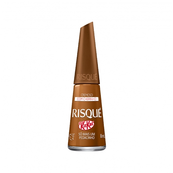 ESMALTE RISQUE CREMOSO KITKAT SÓ MAIS UM PEDACINHO BLISTER COTY