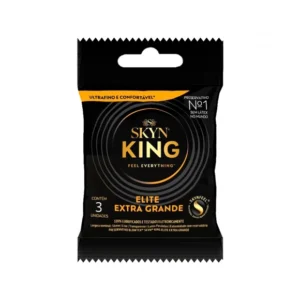 PRESERVATIVO LUBRIFICADO SKYN KING ELITE EXTRA GRANDE C/3 BLOWTEX