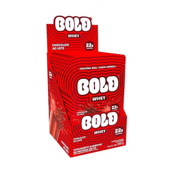 WHEY CHOCOLATE AO LEITE SACHES C/10 30G BOLD