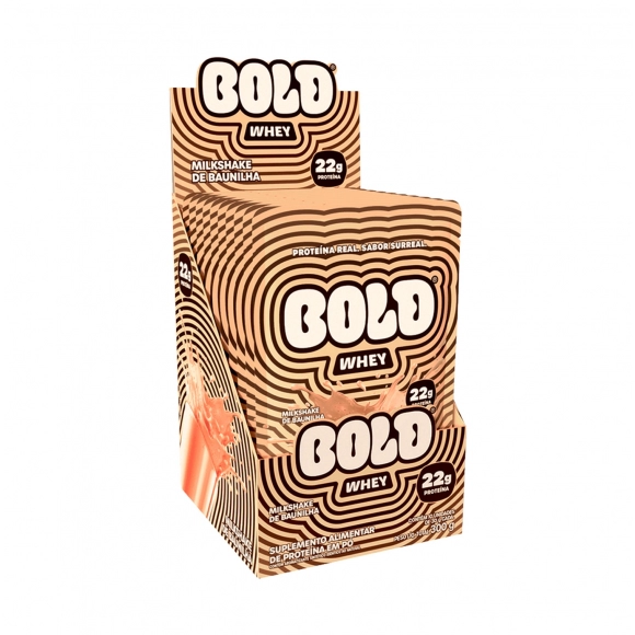 WHEY MILKSHAKE DE BAUNILHA SACHES C/10 30G BOLD
