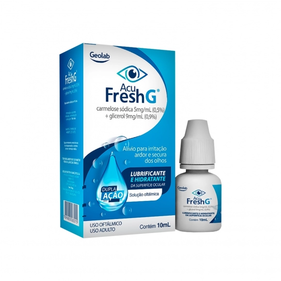 ACU FRESH G DUPLA AÇÃO 5MG/ML 10ML GEOLAB