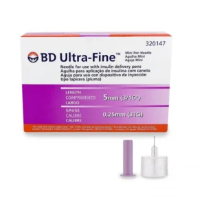 AGULHA CANETA ULTRA-FINE MINI 5MMX0,25MM C/100 BD