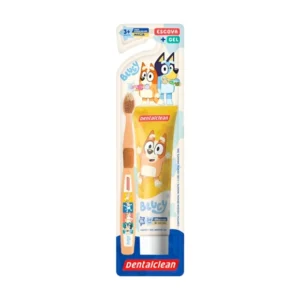 KIT INFANTIL BLUEY ESCOVA+GEL DENTAL 50G DENTALCLEAN