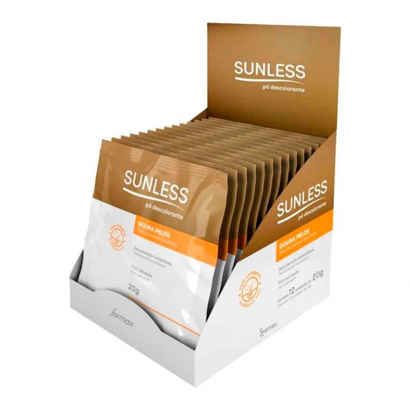 SUNLESS PÓ DESCOLORANTE DOURA PELOS 20G